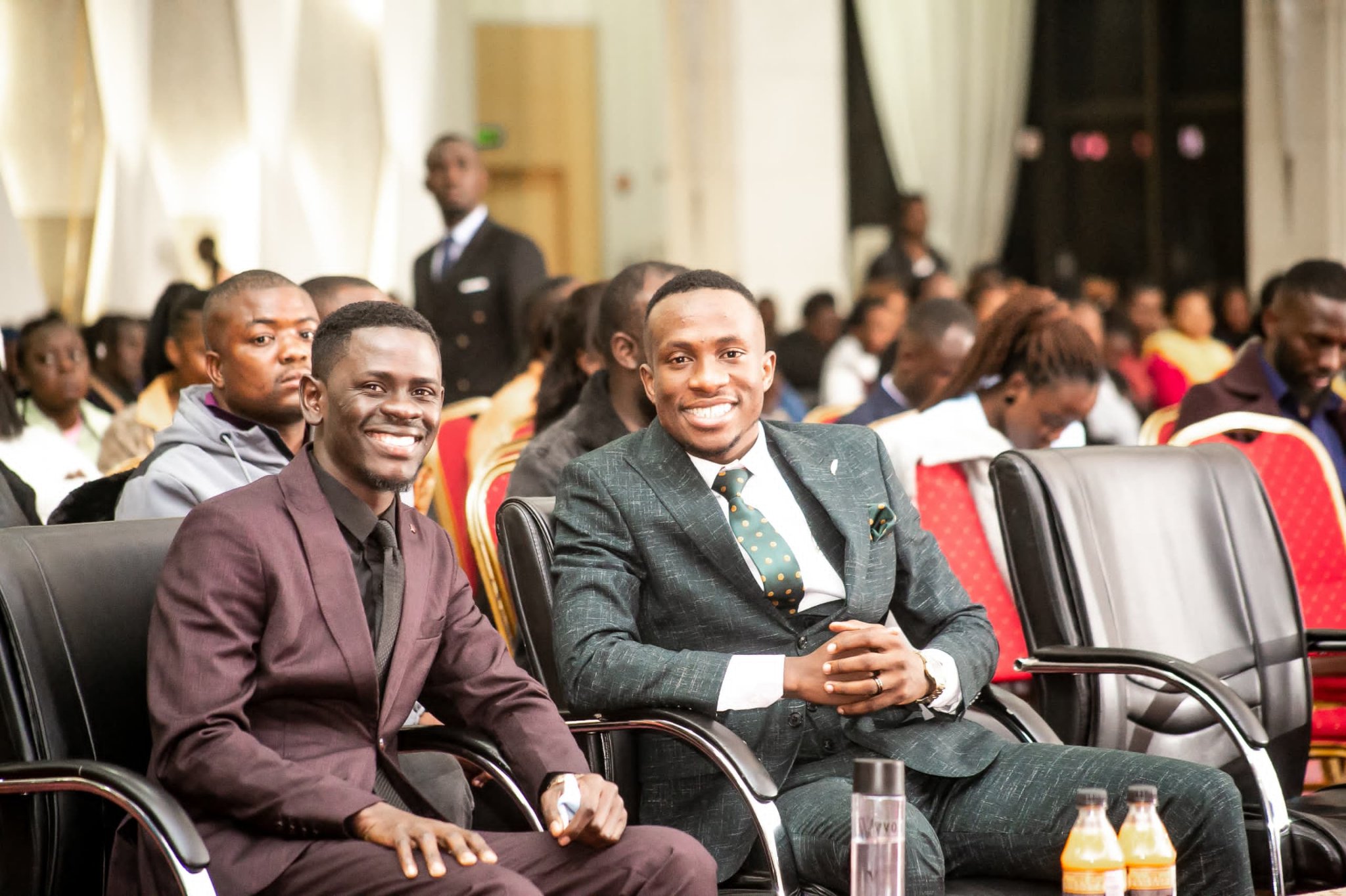 Guests seated in the front row